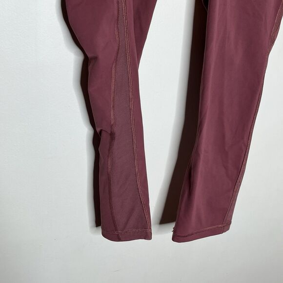 Lululemon Train Times Crop 21” So Merlot Pink Womens 6 Cropped Leggings - Picture 4 of 8